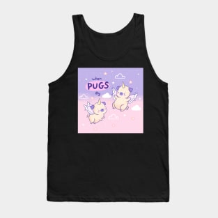 When Pugs Fly Tank Top